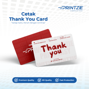 Cetak Thank You Card Custom