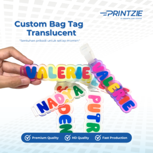 Translucent Bag Tag Acrylic